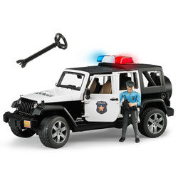 Bruder 02526 Jeep Policja z figurką światło+dźwęk