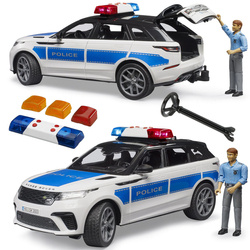 Bruder 02890 Range Rover Policyjny z figurką policjanta