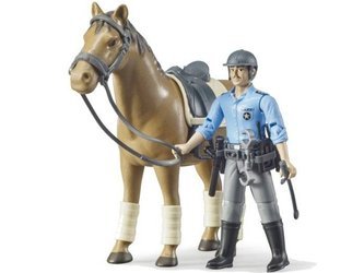 Bruder 62507 Figurka policjanta z koniem