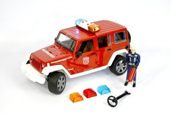 Bruder 02528 Jeep Wrangler straż pożarna+Figurka