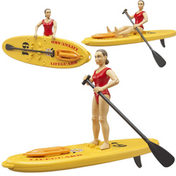 Bruder 62785 Figurka ratowniczki wodnej na desce