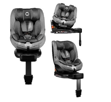 Lionelo ANTOON stone grey fotelik samochodowy 0-18kg isofix