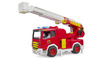 Bruder 03472 ROADMAX Straż Pożarna z wysięgnikiem –  dla małych strażaków
