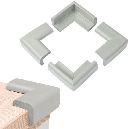 BabyOno 949 szary 4szt PIANKOWE OSŁONY NAROŻNIKÓW