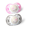BabyOno 1224/03 SMOCZEK SILIKONOWY 3-6M+ 2SZT.
