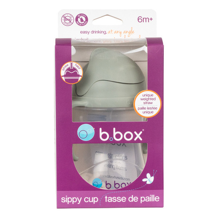 b.box 200210 Bidon ze słomką 240 ml b.box Sage