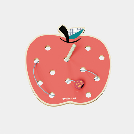 Topbright 121123 Zabawka edukacyjna dla dzieci Robaczki w jabłuszku 18 mies.+