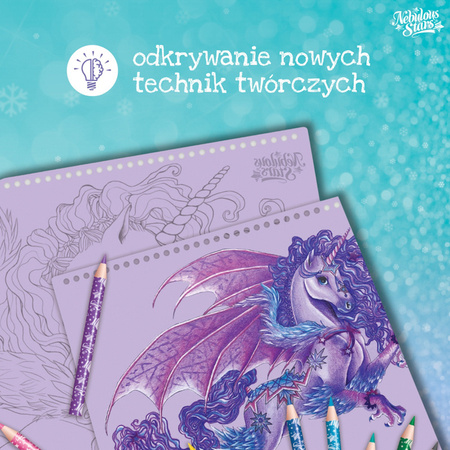 Nebulous Stars 11371 Szkicownik kredki naklejki L – Konie Firiaz & Daliaz