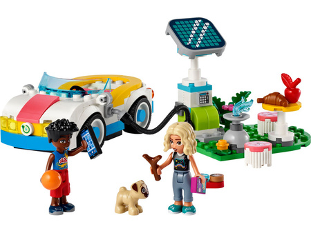 LEGO Friends 42609 - Samochód elektryczny i stacja ładująca