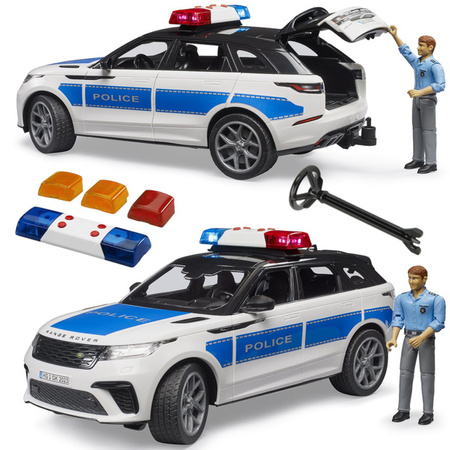 Bruder 02890 Range Rover Policyjny z figurką policjanta