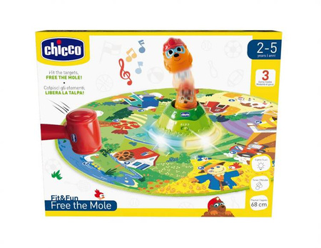 Chicco 38548 Interaktywna mata uwolnij krecika