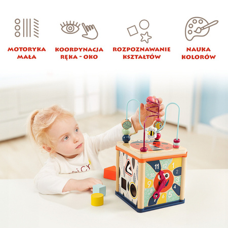 Topbright 121093 Kostka edukacyjna Montessori dla niemowląt 12 mies.+