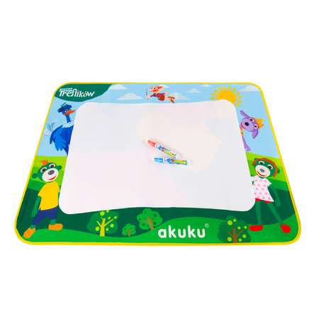 AKUKU A0638 Magiczna Mata Wodna TREFLIKOWA AKUKU + Pisaki i Szablony