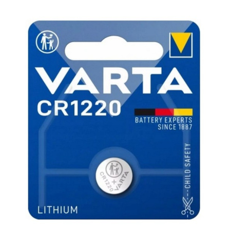 Bateria litowa VARTA CR1220 3V – 1 sztuka (blister)