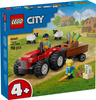 LEGO City 60461 – Czerwony traktor z przyczepą i owcą