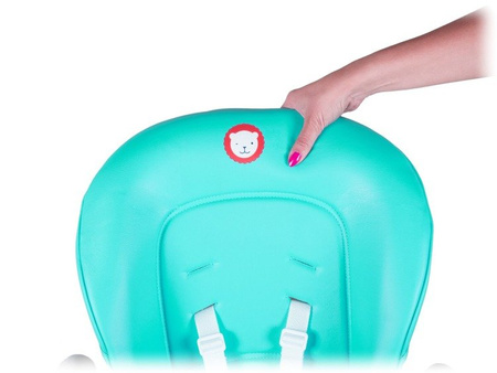 Lionelo Linn Plus Turkus Krzesełko do karmienia