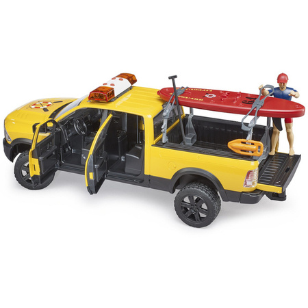 Zestaw BRUDER Ratownictwo Wodne + Quad + Pick-up Zabawki Ratownika 4+