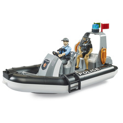 Bruder 62733 Policyjna łódź z figurką nurka