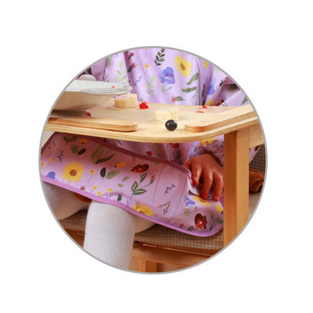 Babyono 1476/01 Śliniak z długim rękawem GARDEN 