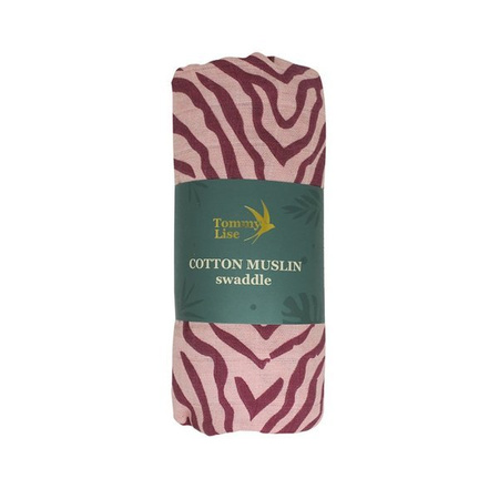 Tommy Lise 701320 Marsala Tiger Pieluszka muślinowa bawełna