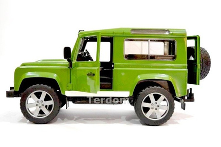 Bruder 02592 Land Rover z przyczepą figurka konia 