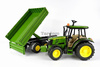 Bruder 02108 traktor John Deere 5115M z przyczepą