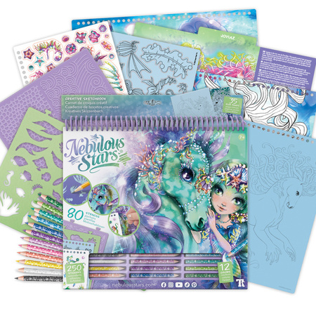 Nebulous Stars 11372 Duży szkicownik L – Konie Ariaz i Joyiaz