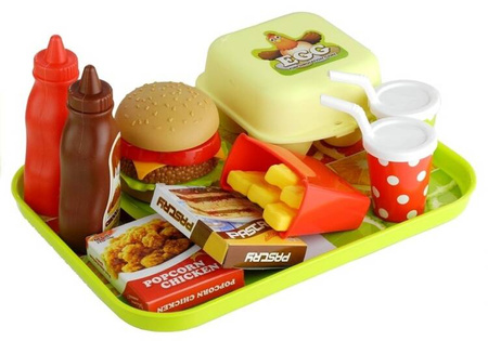 LEAN Toys 3653 Zestaw Do Robienia Fast Food Gofry Akcesoria