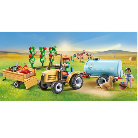 Playmobil 71442 Country Traktor z przyczepą i zbiornikiem na wodę