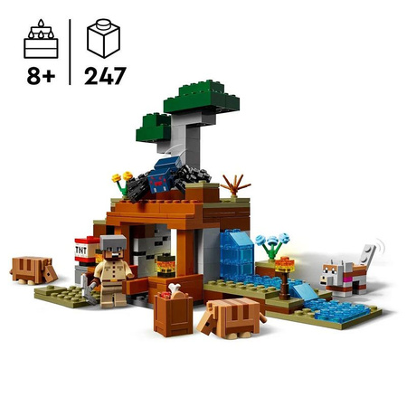 LEGO Minecraft 21269 – Wyprawa do pancernikowej kopalni
