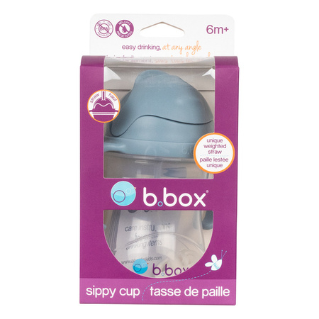 b.box 200208 Bidon ze słomką 240 ml b.box Ocean