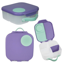 b.box 400703 Mini Lunchbox b.box Lilac Pop poręczny pojemnik na przekąski