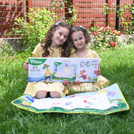 AKUKU A0638 Magiczna Mata Wodna TREFLIKOWA AKUKU + Pisaki i Szablony