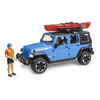 Bruder 02529 Jeep Wrangler Rubicon Unlimited z kajakiem i figurką