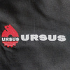 URSUS 158 czarna Koszulka haftowane logo bawełna