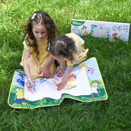 AKUKU A0638 Magiczna Mata Wodna TREFLIKOWA AKUKU + Pisaki i Szablony