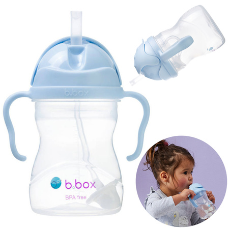 b.box 00519 Bidon ze słomką 240 ml b.box Gelato Bubblegum