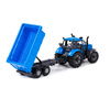 Polesie 91277 Traktor Progress Inercyjny z Przyczepą Niebieski 3+