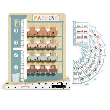 Topbright 121136 Układanka logiczna Parking 36m+ Zestaw z autkami i kartami