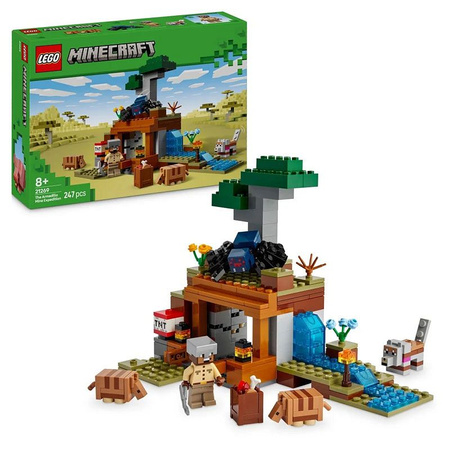 LEGO Minecraft 21269 – Wyprawa do pancernikowej kopalni