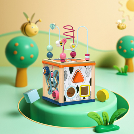 Topbright 121093 Kostka edukacyjna Montessori dla niemowląt 12 mies.+