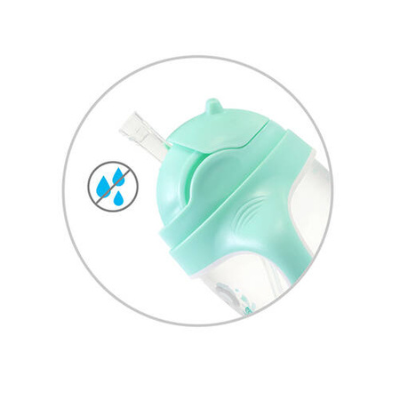 Babyono 1464/03 Kubek niekapek z obciążoną słomką 
