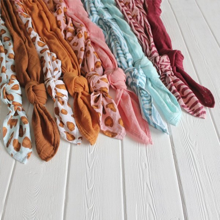 Tommy Lise 701323 Blue Leopard Set Pieluszka muślinowa bawełna