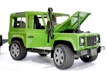 Bruder 02592 Land Rover z przyczepą figurka konia 