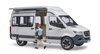 Bruder 02672 MB Sprinter kamper figurka akcesoria