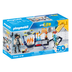 Playmobil 71450 Naukowiec z robotami Zestaw upominkowy