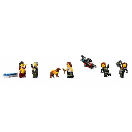 LEGO City 60414 Remiza strażacka z wozem strażackim