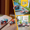 LEGO® Creator 31146 – Ciężarówka z platformą i helikopterem