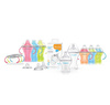 BabyOno 1456 orange kubek niekapek miękki ustnik 180ml
