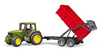 BRUDER 02057 traktor John Deere z przyczepą